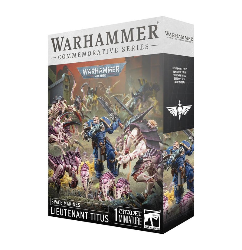Warhammer 40,000 Commemorative Series Space Marines Lieutenant Titus - Arrives Saturday