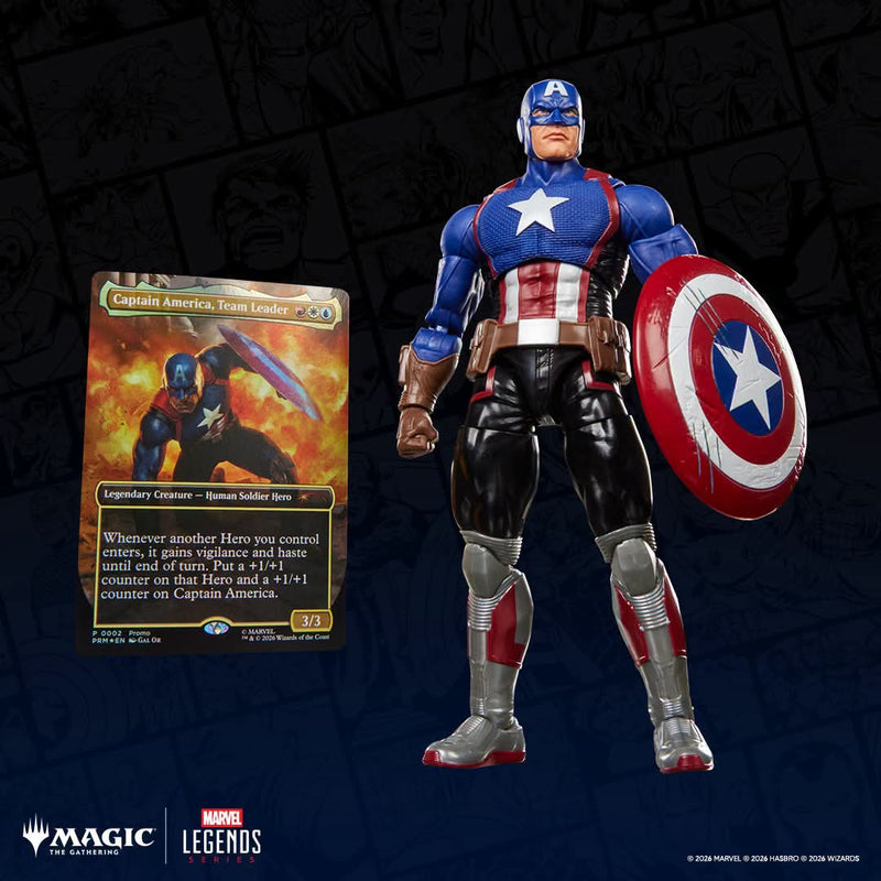 PRE-ORDER Marvel Legends Magic The Gathering Captain America