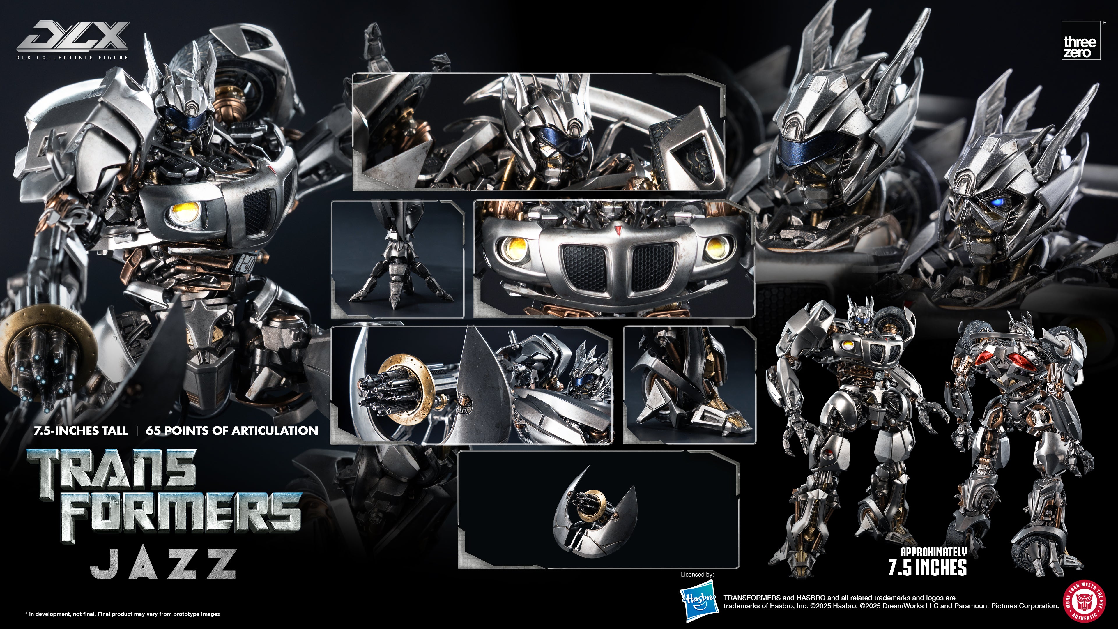 PRE-ORDER THREEZERO Transformers DLX Movie Jazz (STANDARD EDITION)