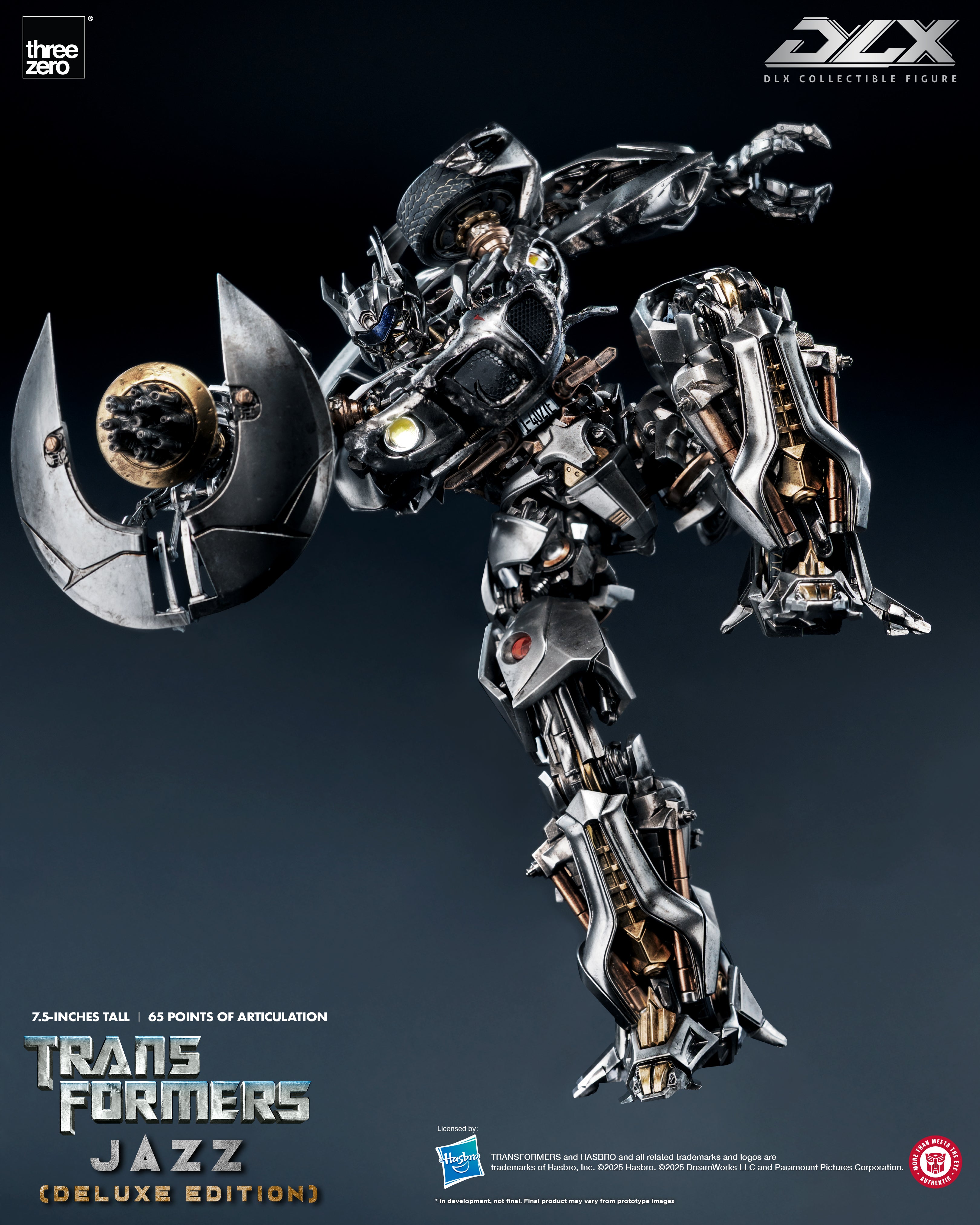 PRE-ORDER THREEZERO Transformers DLX Movie Jazz (DELUXE EDITION)