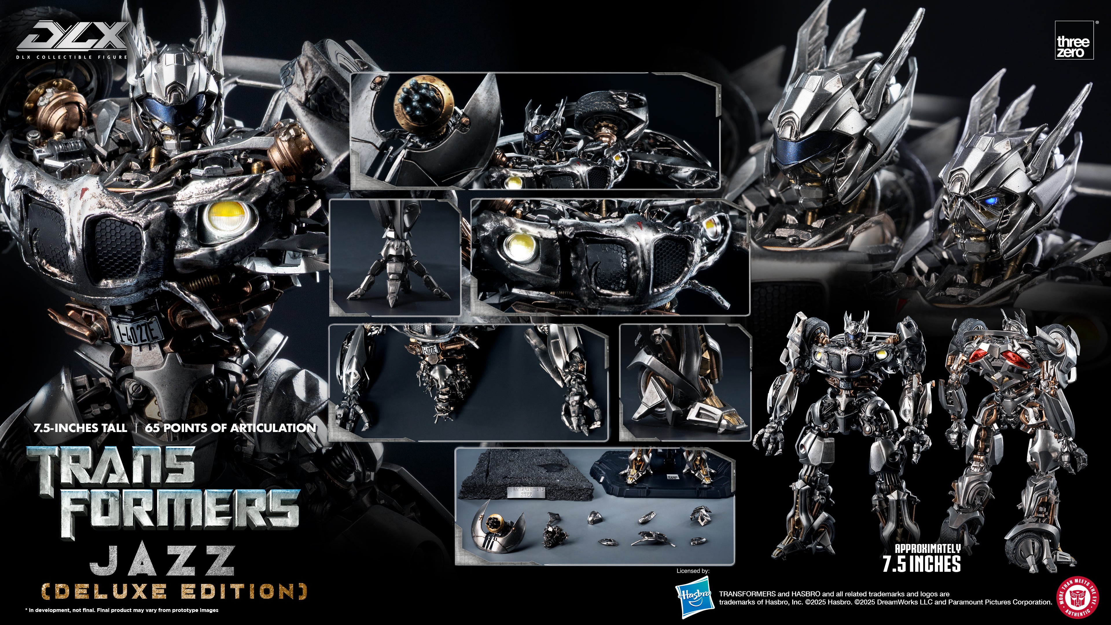 PRE-ORDER THREEZERO Transformers DLX Movie Jazz (DELUXE EDITION)