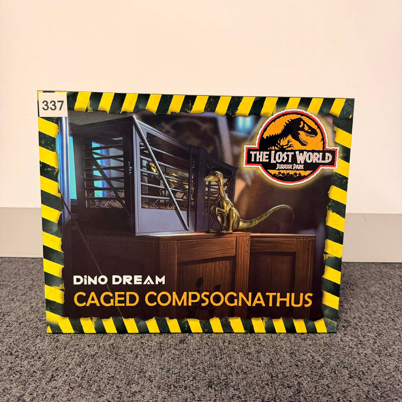 Dino Dream Jurassic Park The Lost World Compsognathus with Cage 1/5 Scale Resin Model