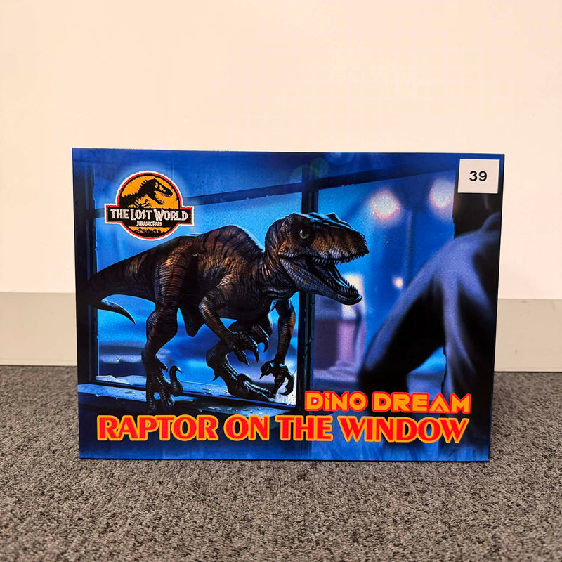Dino Dream Jurassic Park The Lost World Raptor On The Window 1/15 Scale Resin Model