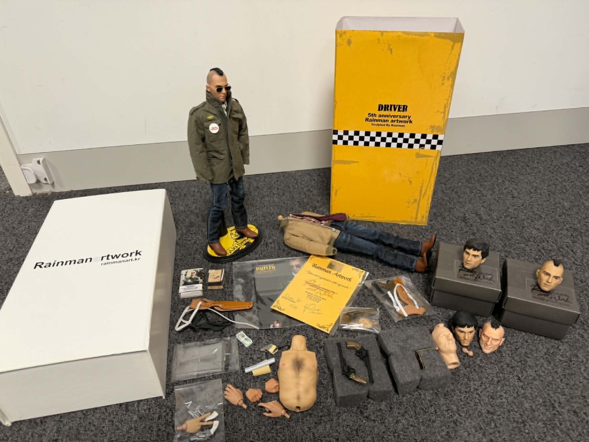Rainman Artwork Taxi Driver Travis Bickle DX Set 3/25 1/6 Scale Figure