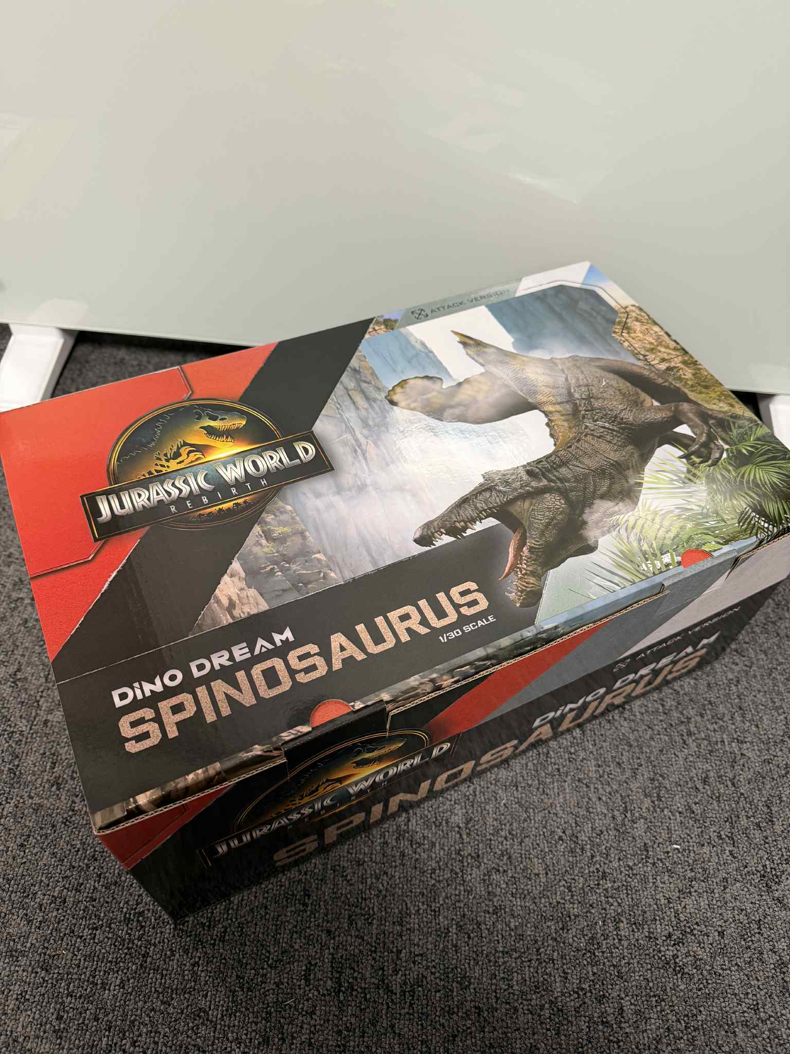 Dino Dream Jurassic World Rebirth Spinosaurus Attack Version 1/30 Scale Resin Model