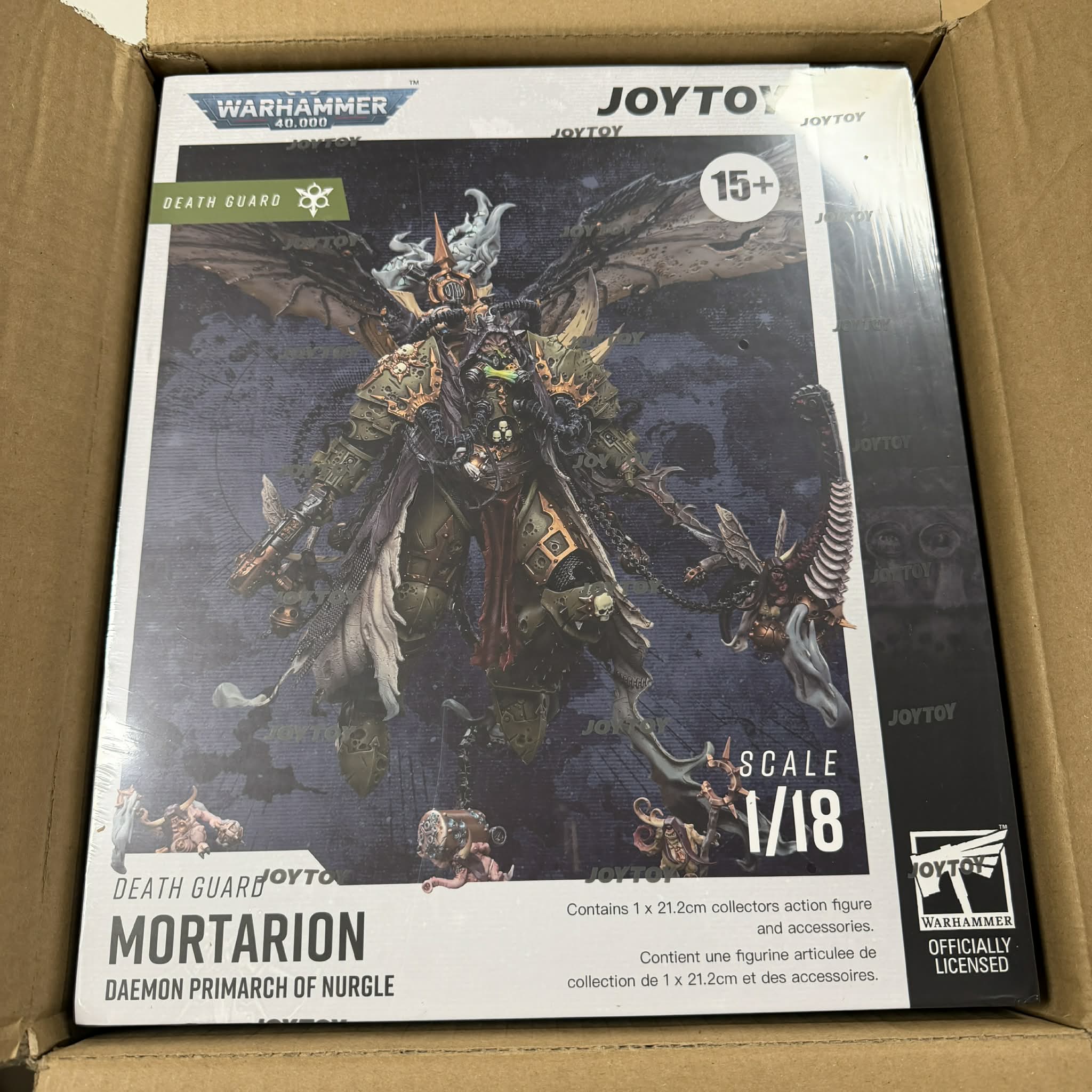 JOYTOY 1/18 Warhammer Death Guard Mortarion Daemon Primarch of Nurgle
