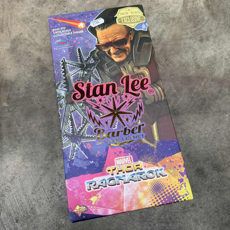 Hot Toys Stan Lee Thor Ragnarok 1/6 Scale Figure PRE OWNED