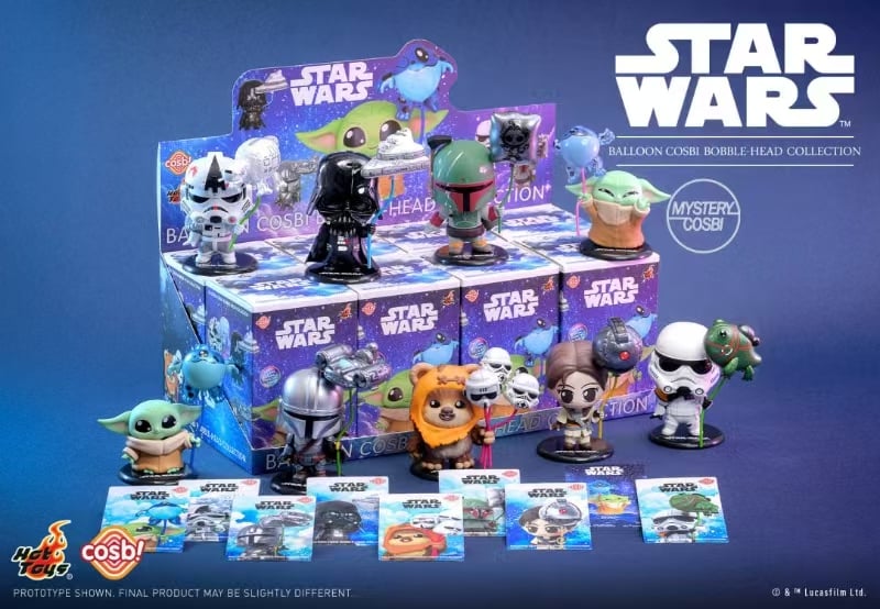 Hot Toys Balloon Cosbi Bobble Head Collection Blind Box CASE OF 8