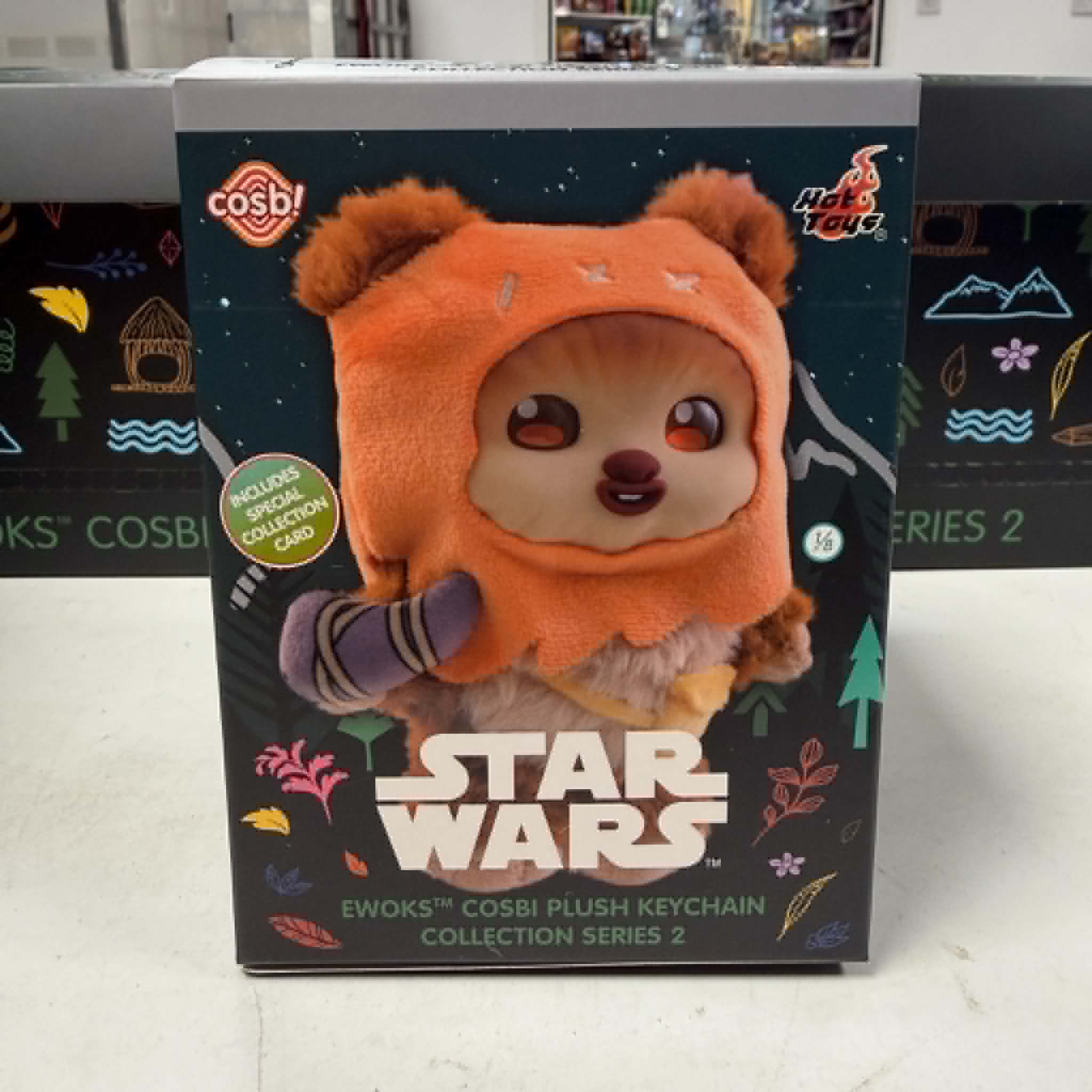 Hot Toys Ewoks Cosbi Plush Keychain Collection Series 2 Blind Box RANDOM SINGLE BLIND BOX
