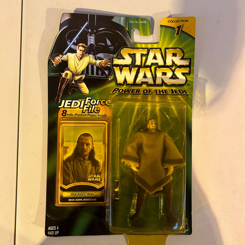 Star Wars Power of the Jedi Qui Gon Jin Mos Espa Disguise