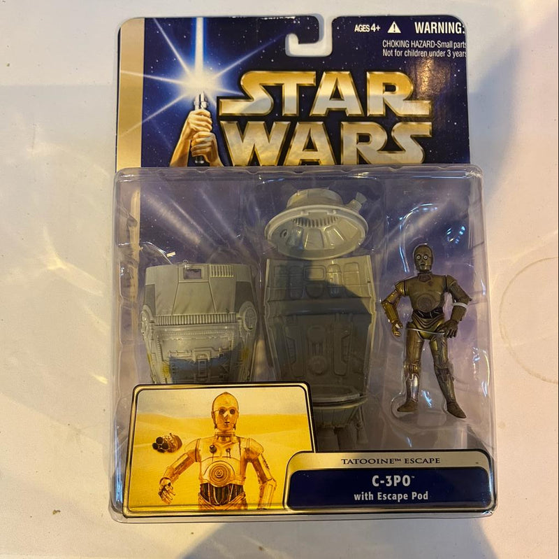 Star Wars Saga C-3PO Tatooine Escape with Escape Pod