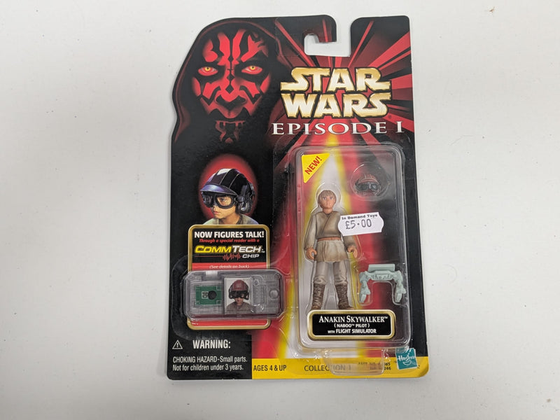 Star Wars Episode 1 Anakin Skywalker Naboo Pilot with Flight Simulator