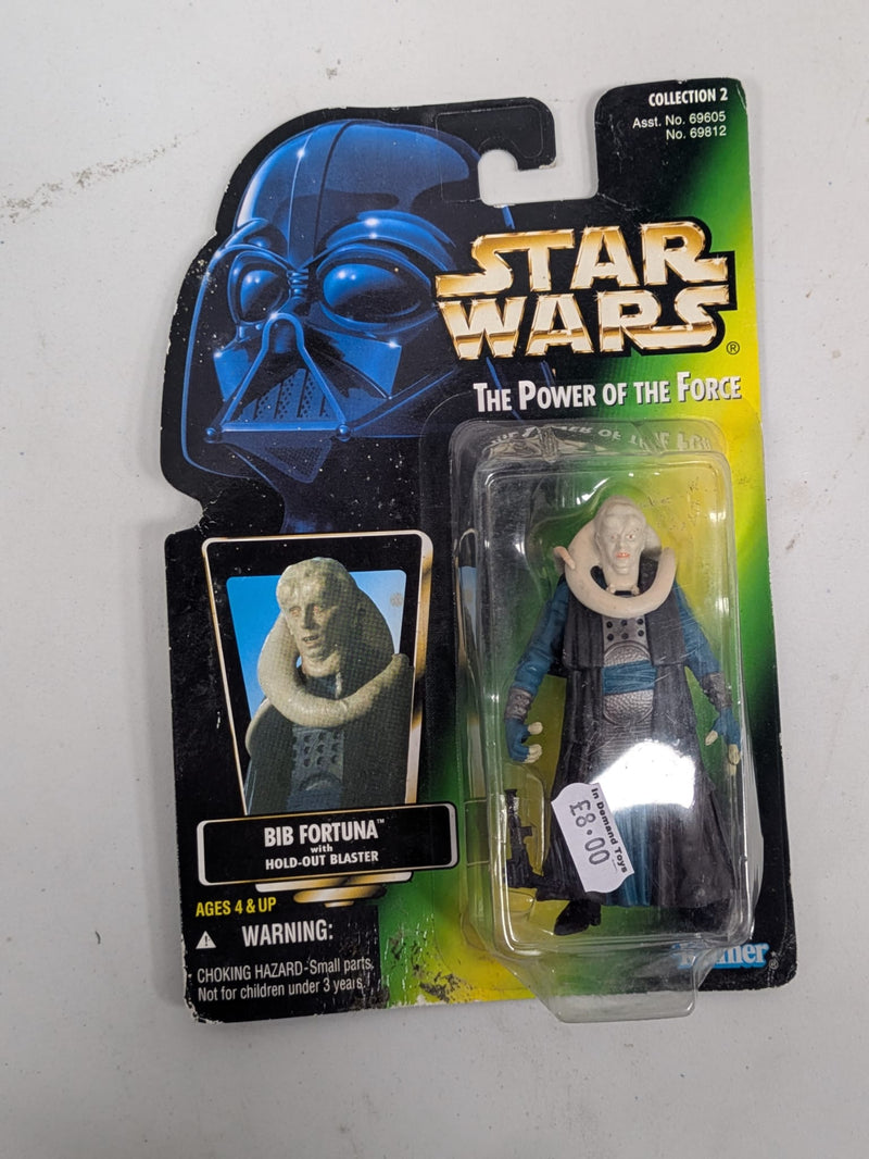 Star Wars The Power Of The Force Bib Fortuna with Hold-Out Blaster