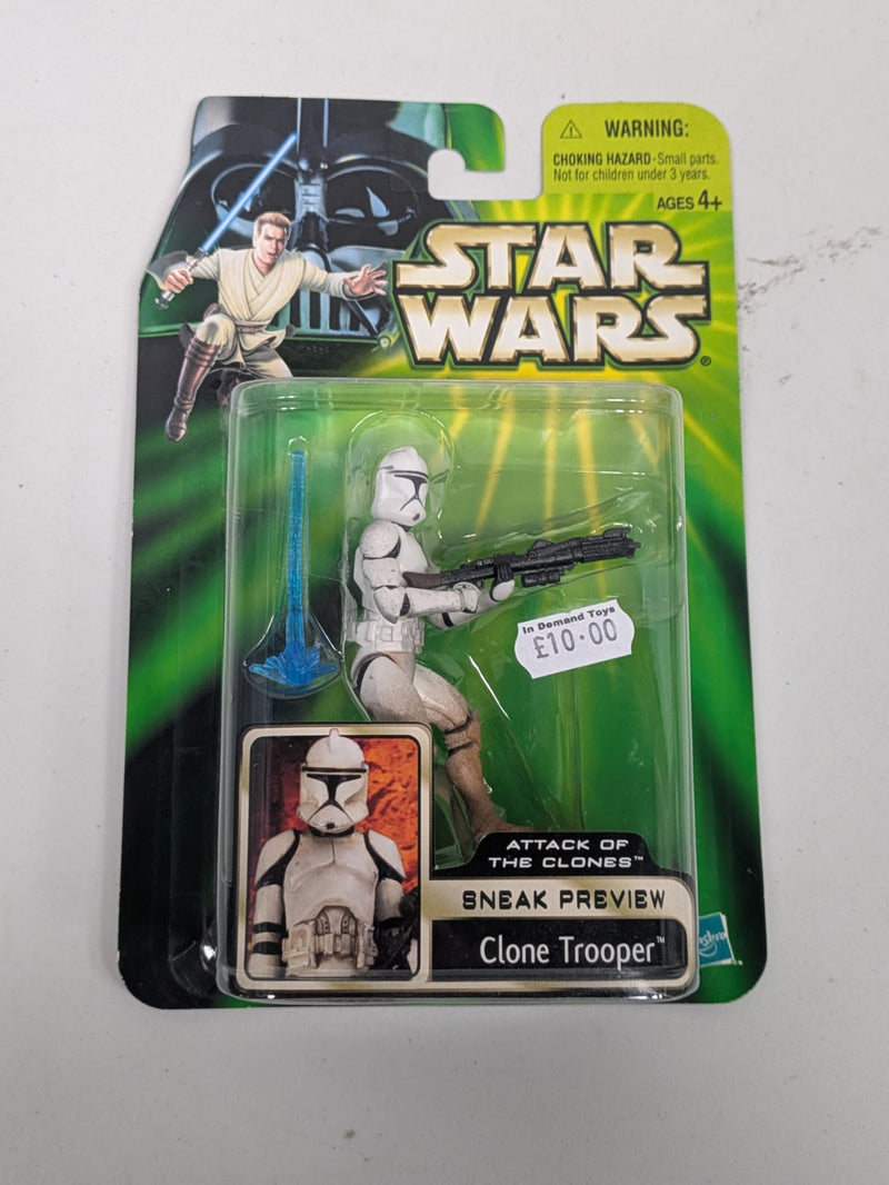 Star Wars Power Of The Jedi Sneak Preview Clone Trooper Attack Of The Clones