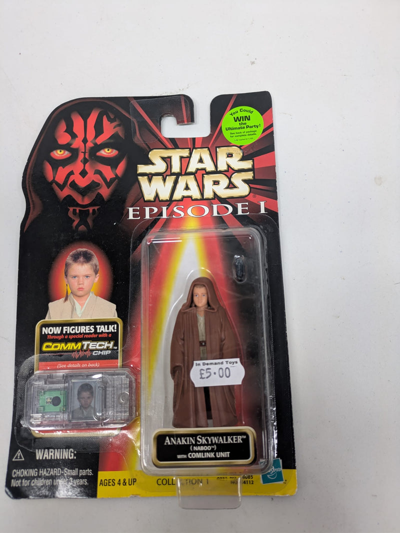 Star Wars Episode 1 Anakin Skywalker (Naboo) with Comlink Unit commTech Chip (Collection 1) (Green Win ultimate Party Sticker)