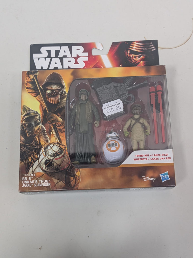 Star Wars The Force Awakens BB-8, Unkars Thug and Jakku Scavenger