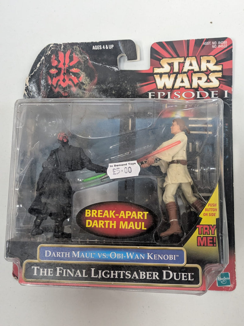 Star Wars Episode 1 Darth Maul vs Obi-Wan Kenobi