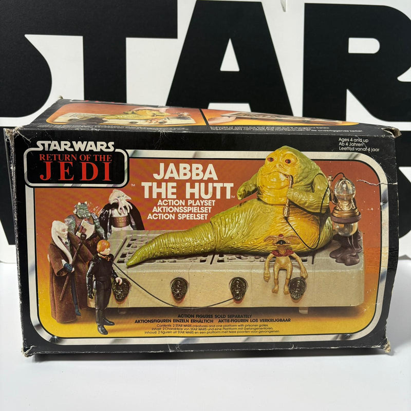Star Wars Vintage Return Of The Jedi Jabba The Hutt Playset BOX & INSTRUCTIONS ONLY
