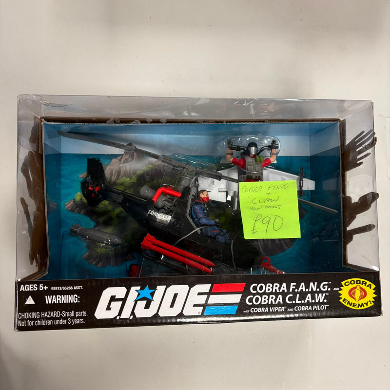 G.I.Joe 3.75" Cobra Fang and Cobra Claw NON MINT