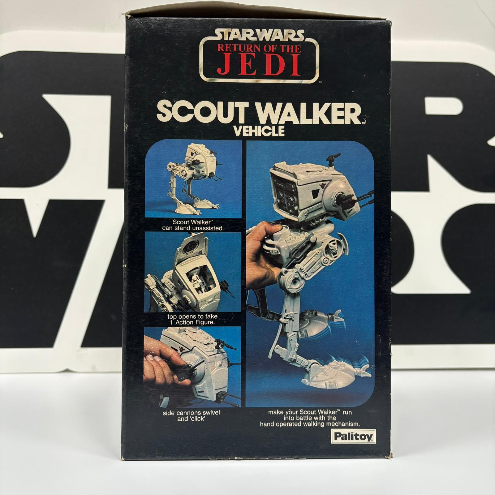 Star Wars Vintage Return Of The Jedi Scout Walker Vehicle BOX ONLY