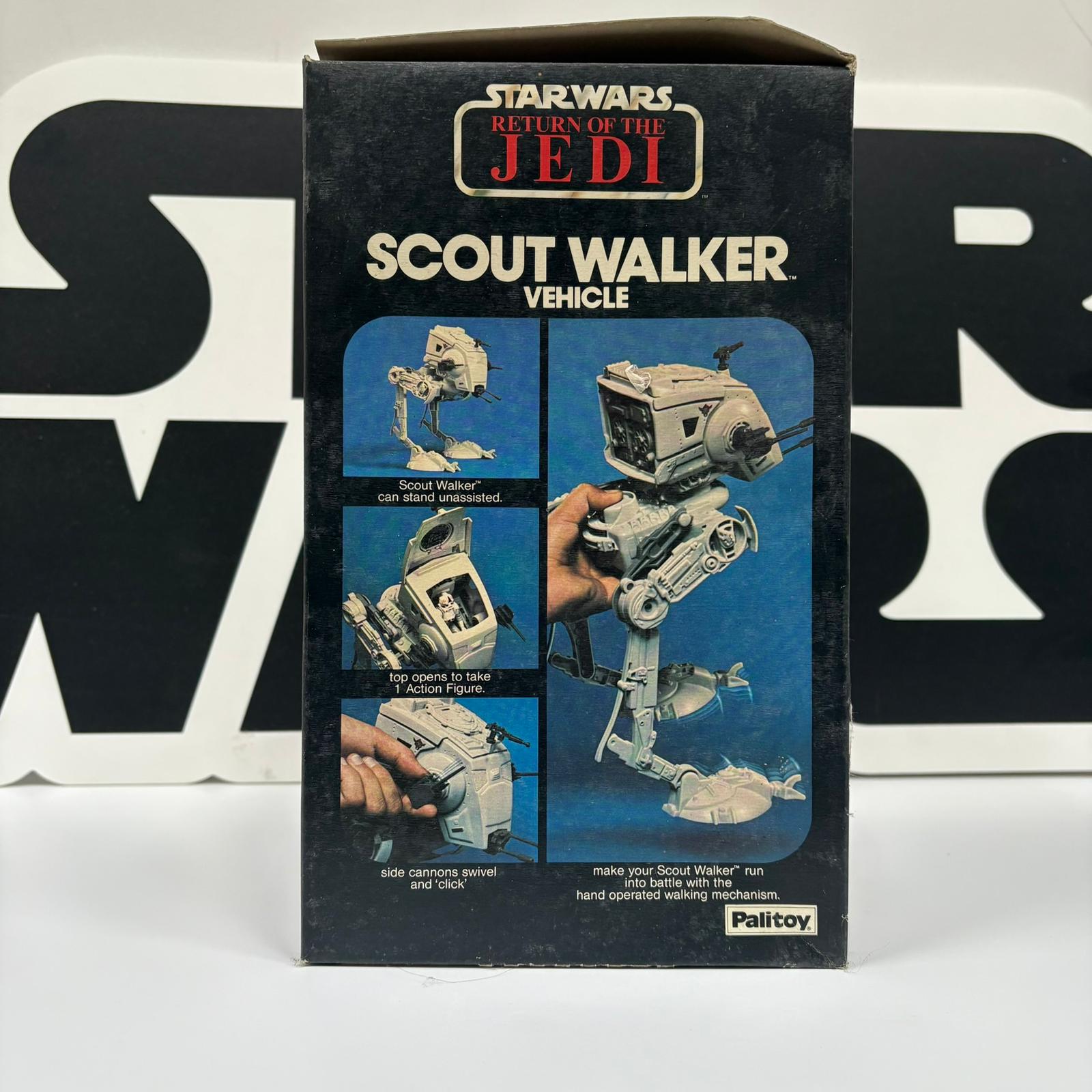 Star Wars Vintage Return Of The Jedi Scout Walker Vehicle BOX ONLY