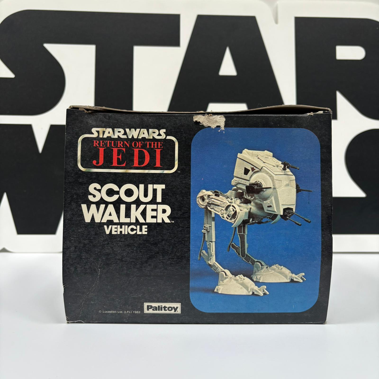 Star Wars Vintage Return Of The Jedi Scout Walker Vehicle BOX ONLY