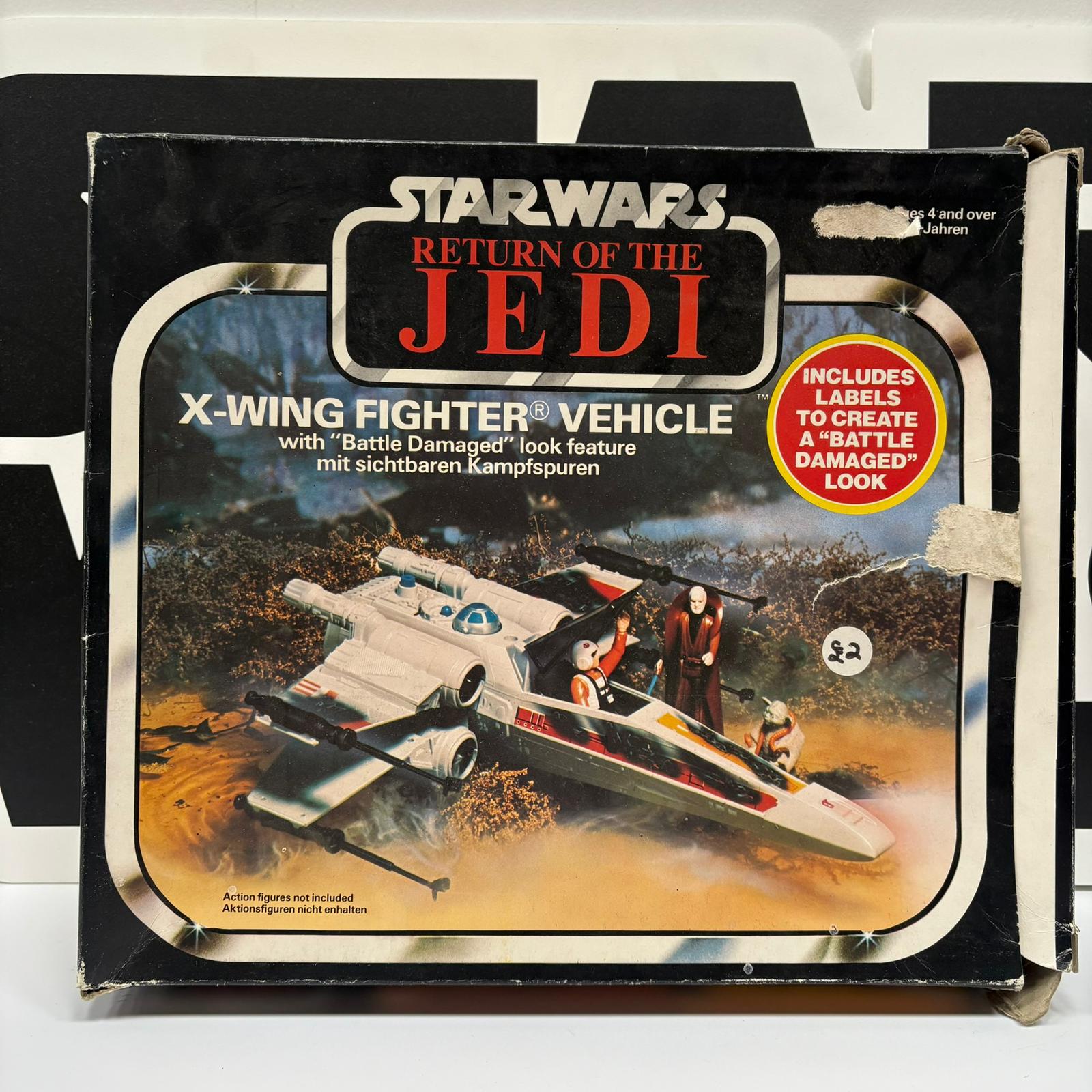 Star Wars Vintage Return Of The Jedi X-Wing Fighter BOX ONLY
