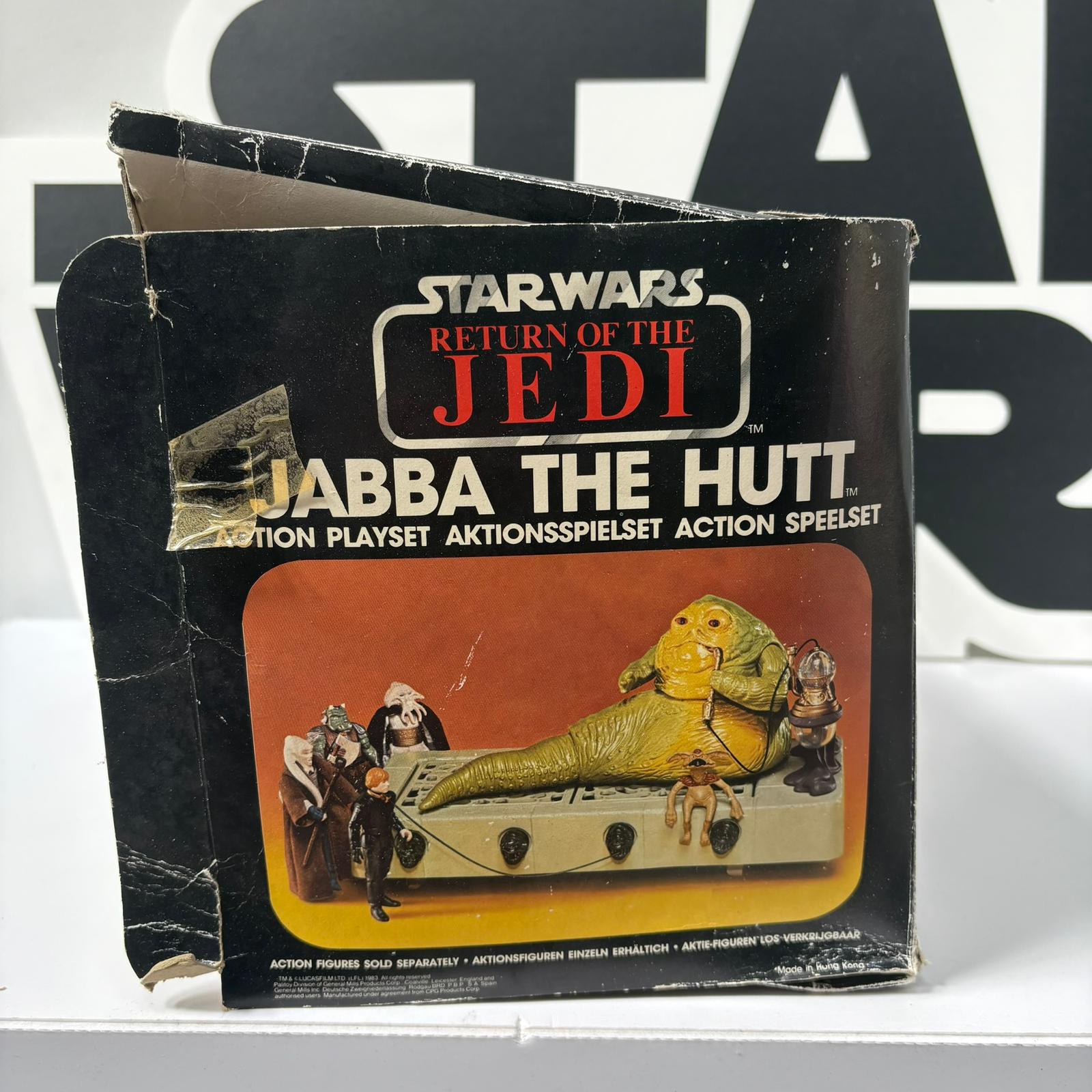 Star Wars Vintage Return Of The Jedi Jabba The Hutt Playset BOX & INSTRUCTIONS ONLY