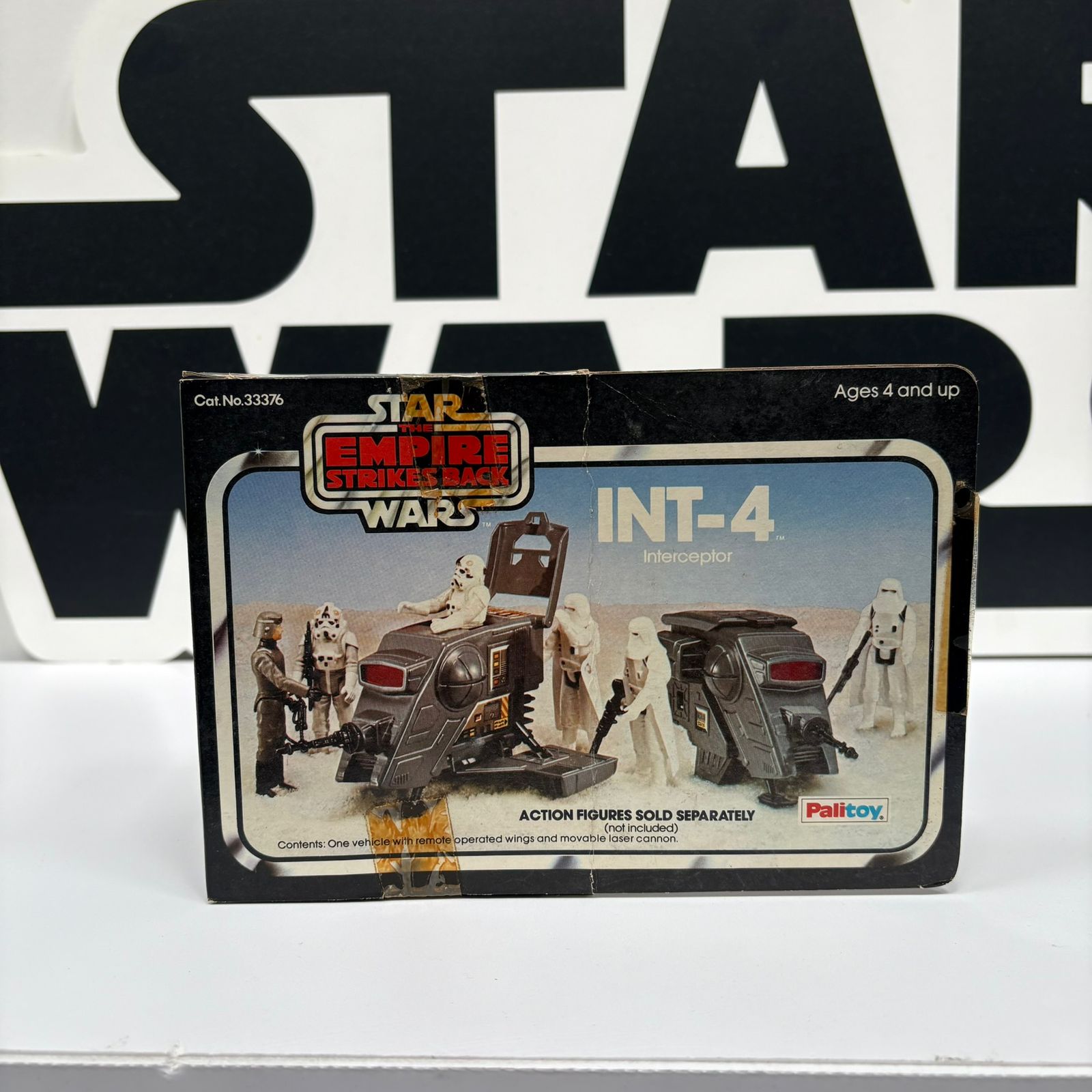 Star Wars Vintage Empire Strikes Back INT-4 Interceptor BOX ONLY