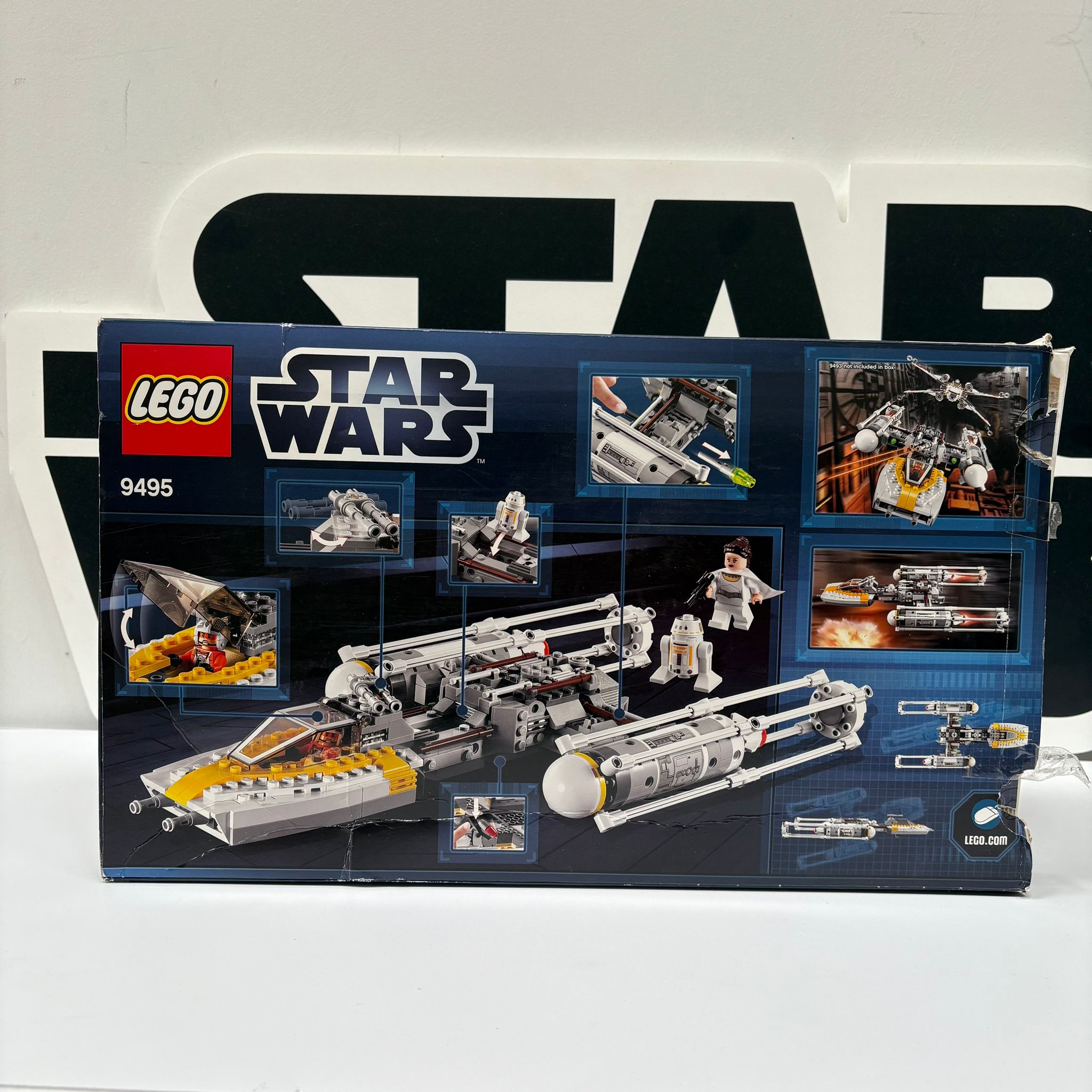 Star Wars Lego Gold Leaders Y-Wing Starfighter (9495) Complete & Boxed