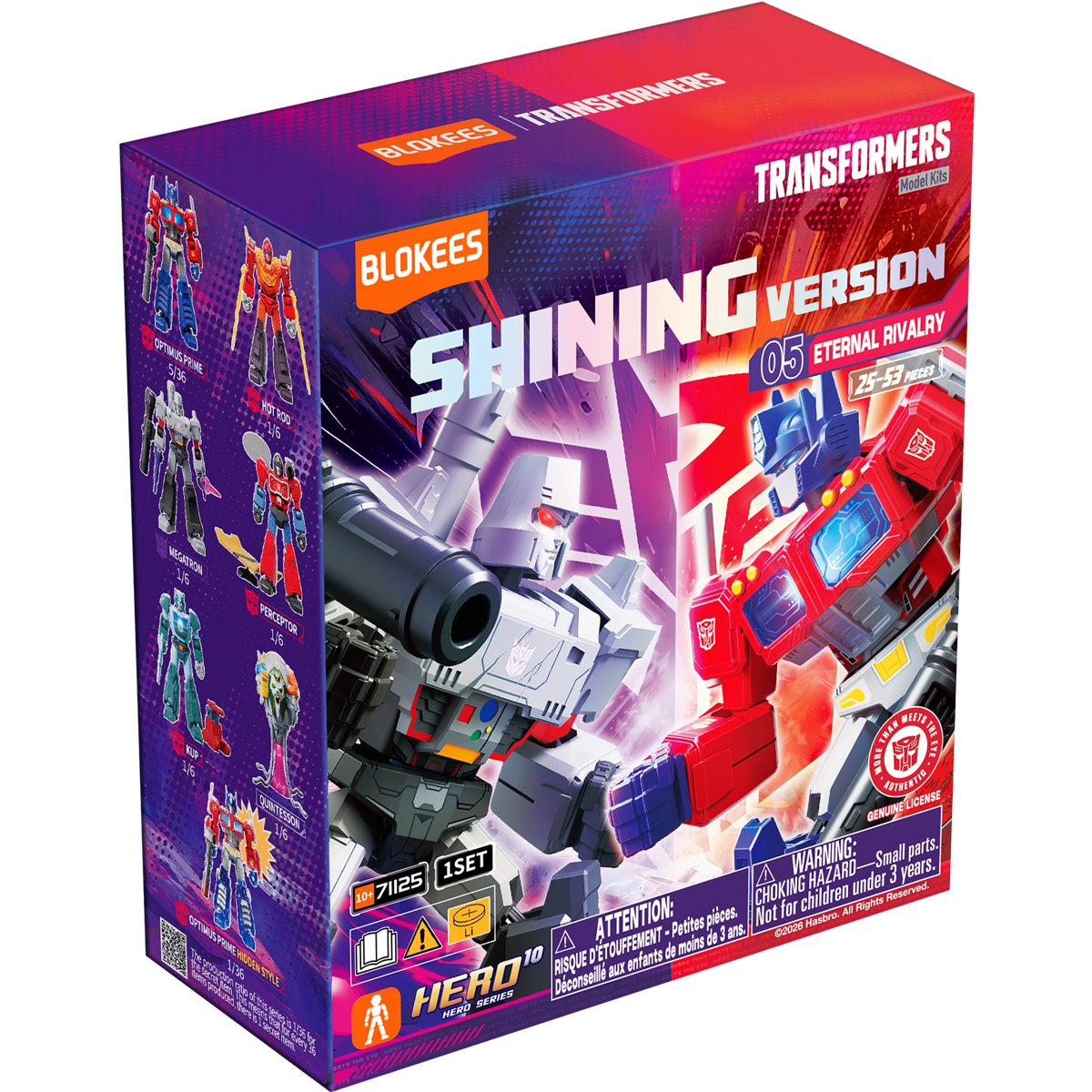 Transformers Blokees Shining Version 5 Eternal Rivalry SEALED BOX OF 6