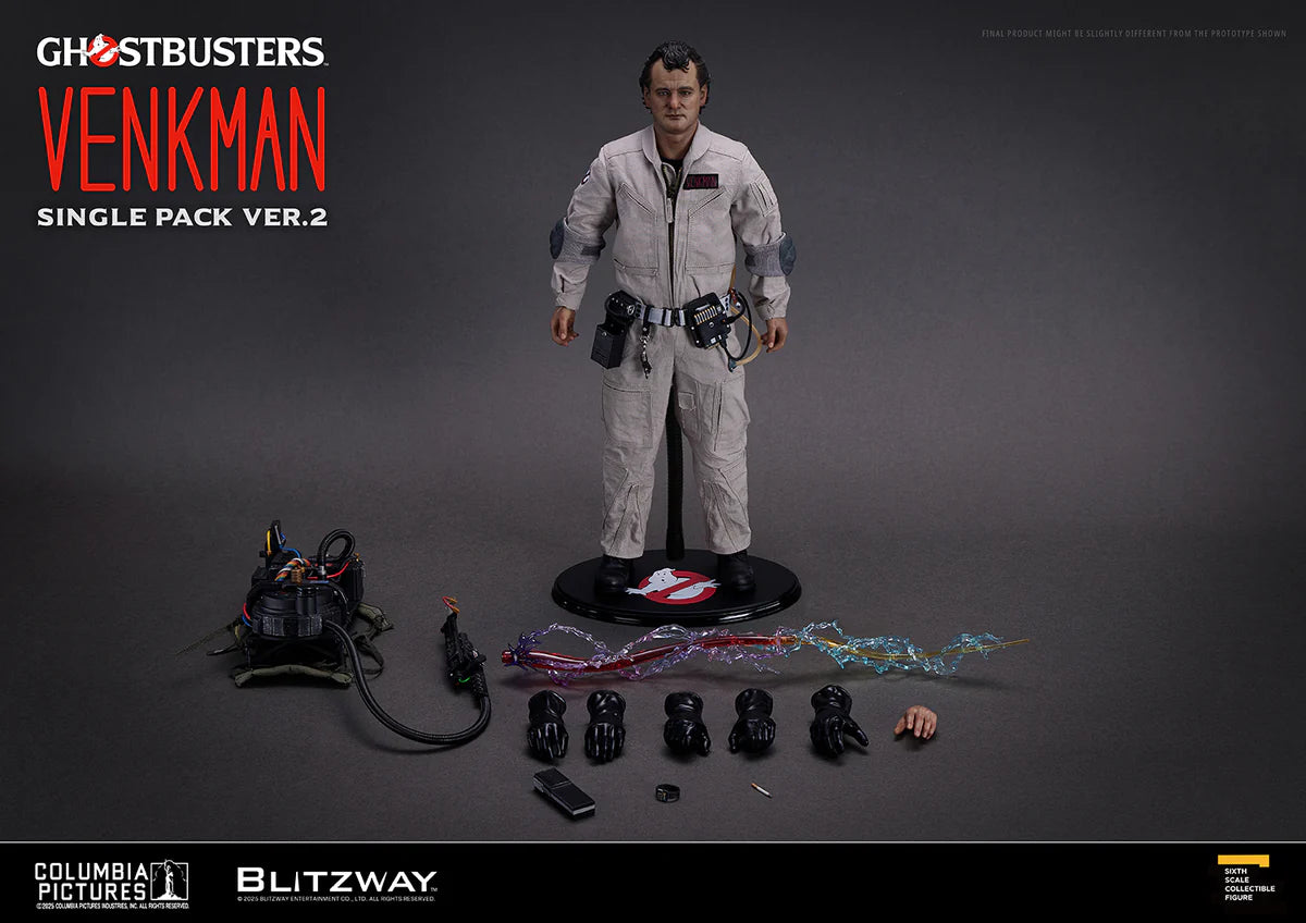 PRE-ORDER Blitzway Ghostbusters 2.0 Dr. Peter Venkman 1/6 Scale Collectible Figure