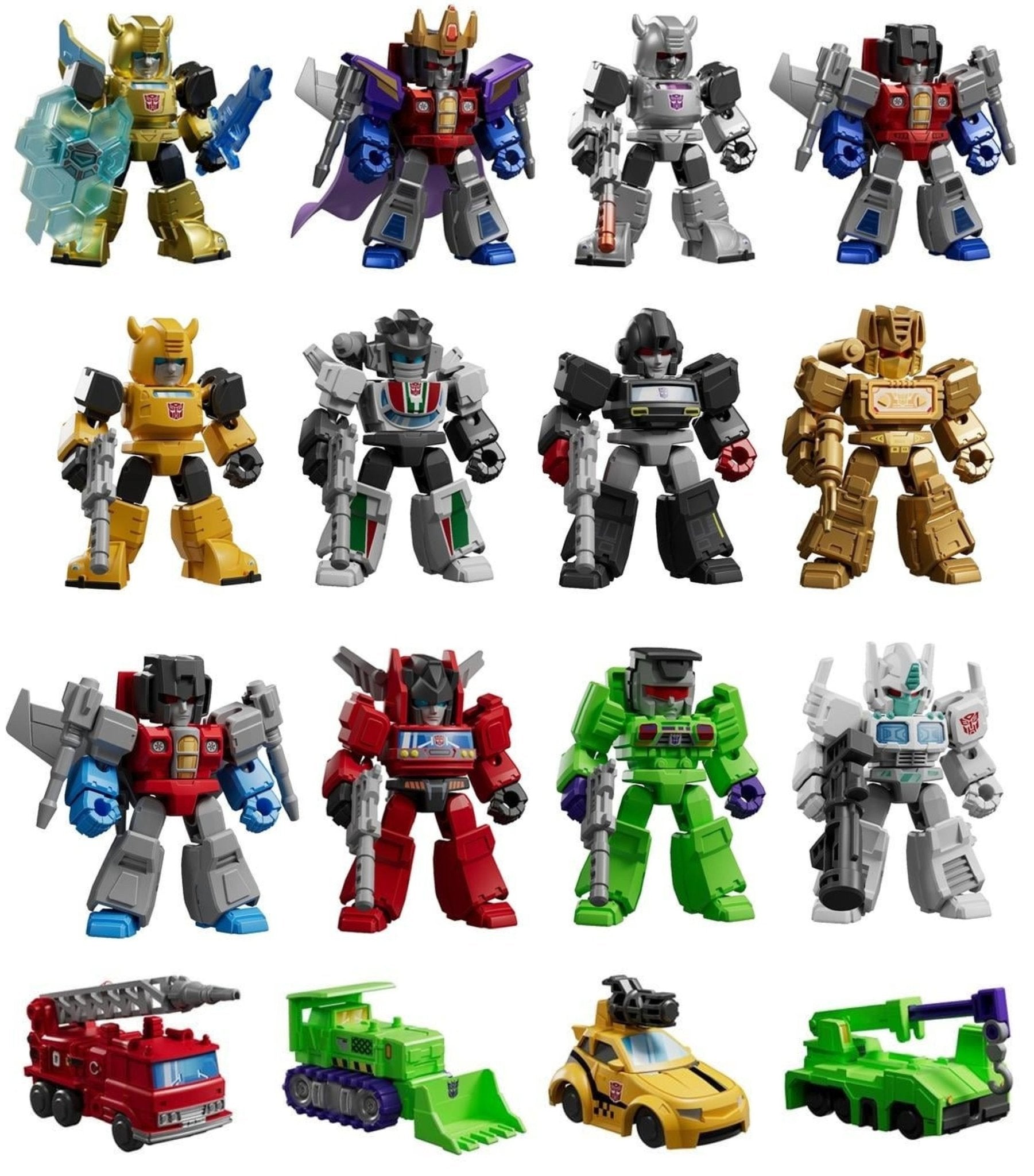 Transformers Blokees 7cm Defender Version 02 The Overthrow BOX OF 12 FIGURES