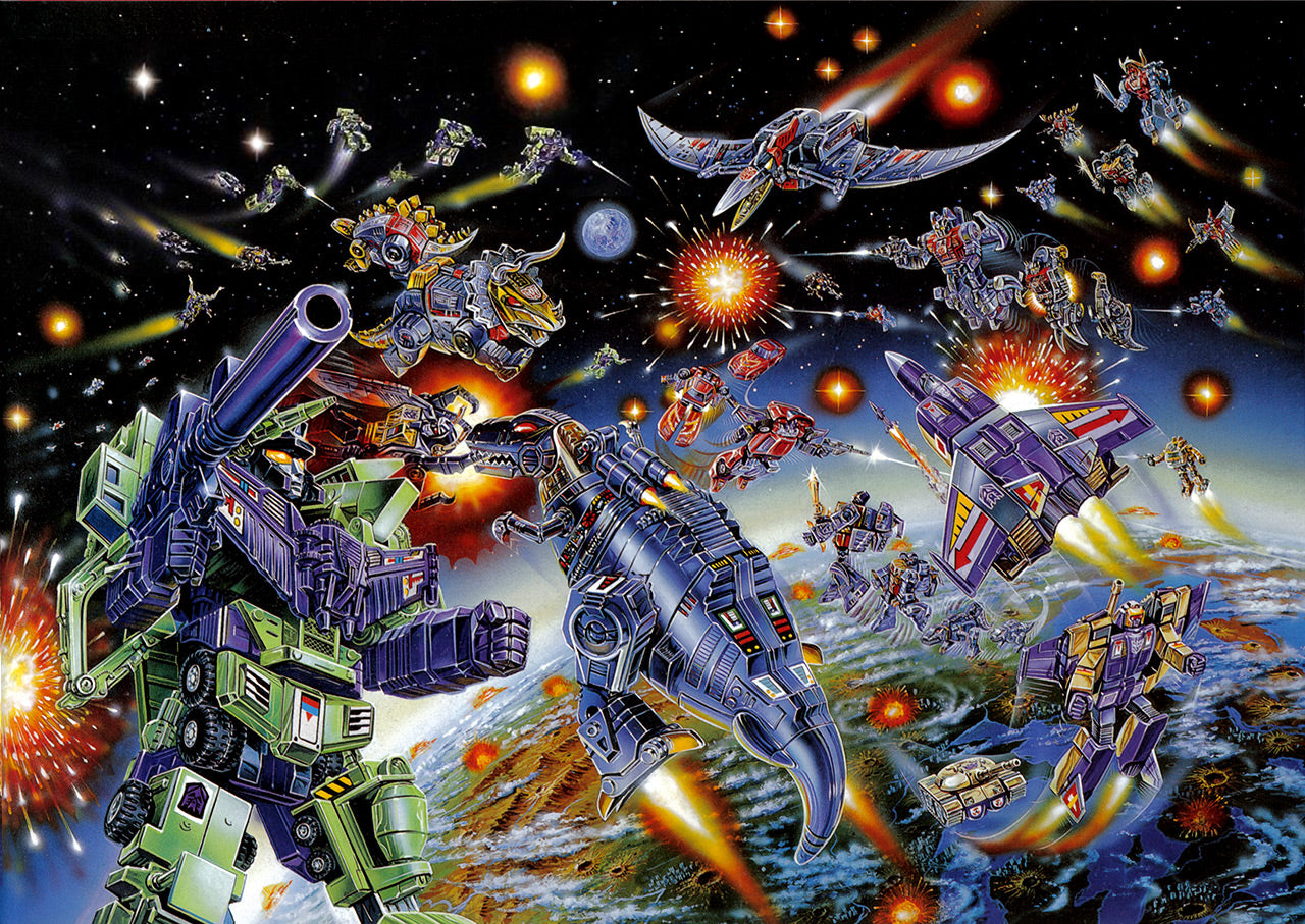 Transformers G1 Artwork Prints Set of 7