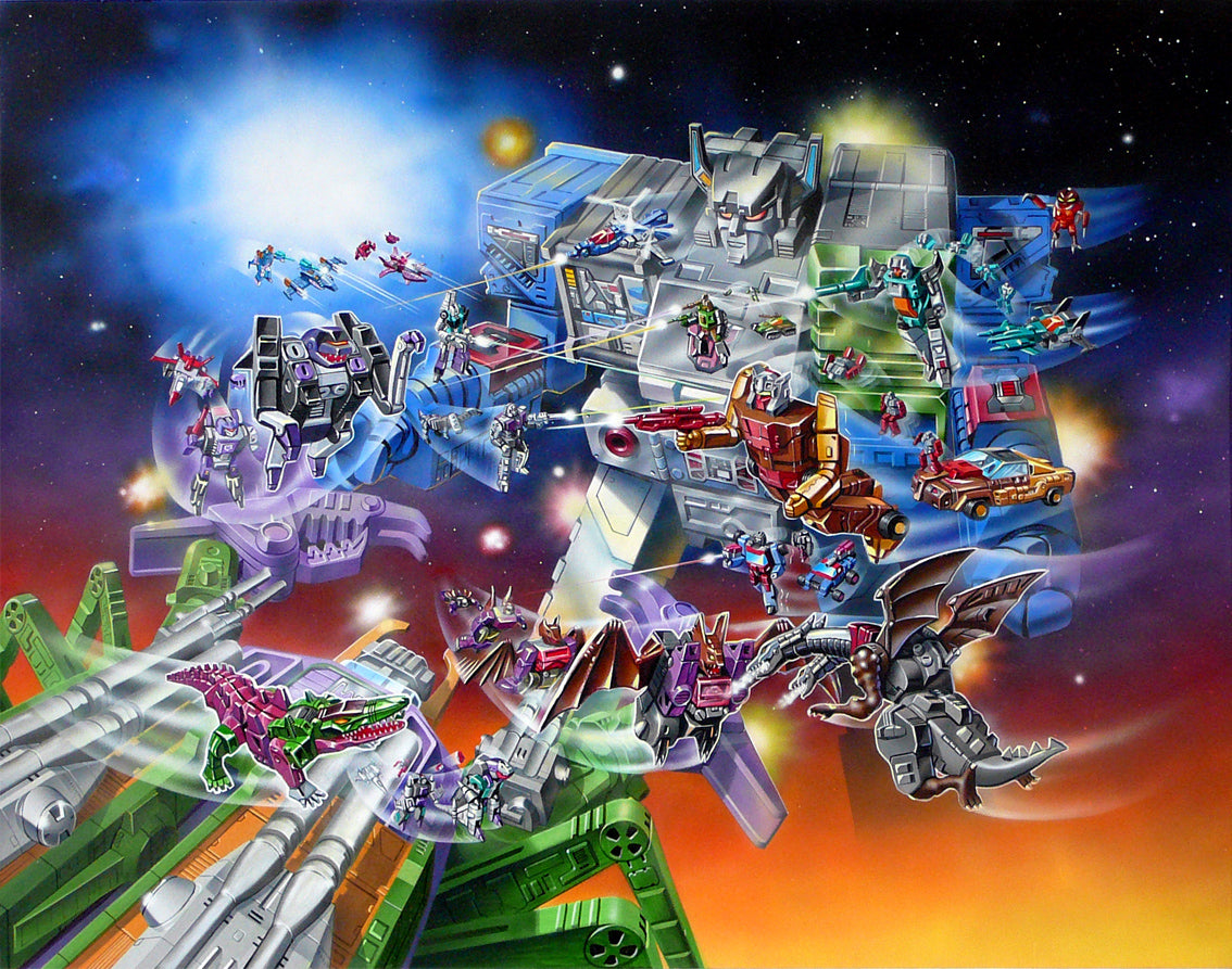 Transformers G1 Artwork Prints Set of 7