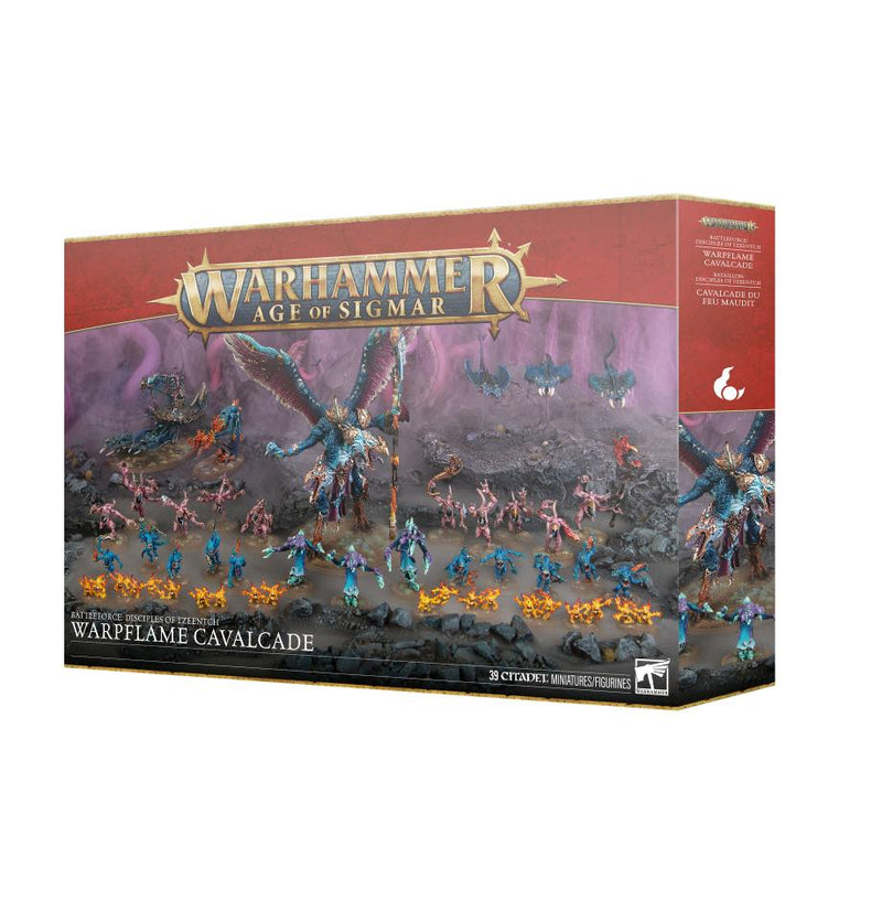 Warhammer Age of Sigmar Disciples of Tzeenth Warpflame Cavalcade Battleforce