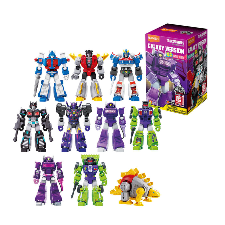 Transformers Blokees Galaxy Version 04 Fractured Space-Time BOX OF 9 FIGURES