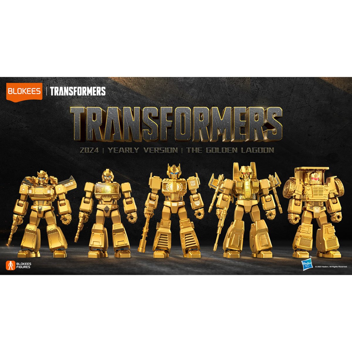 Transformers Blokees Golden Lagoon Exclusive 5 Figure Pack