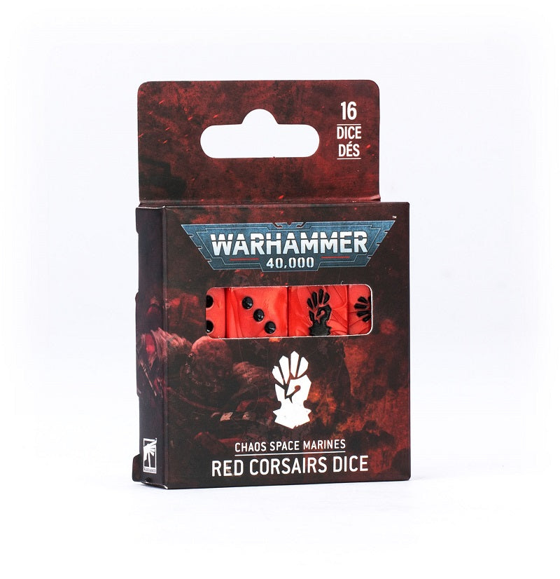 Warhammer 40,000 Red Corsairs Dice - Dispatches Friday 20/03