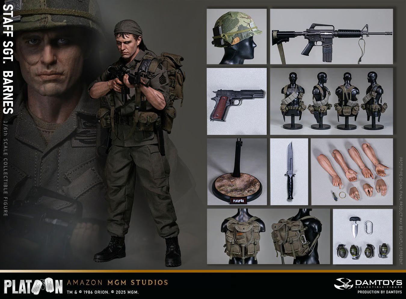 PRE-ORDER Damtoys Platoon Staff Sergeant Barnes 1/6 Scale Collectible Figure