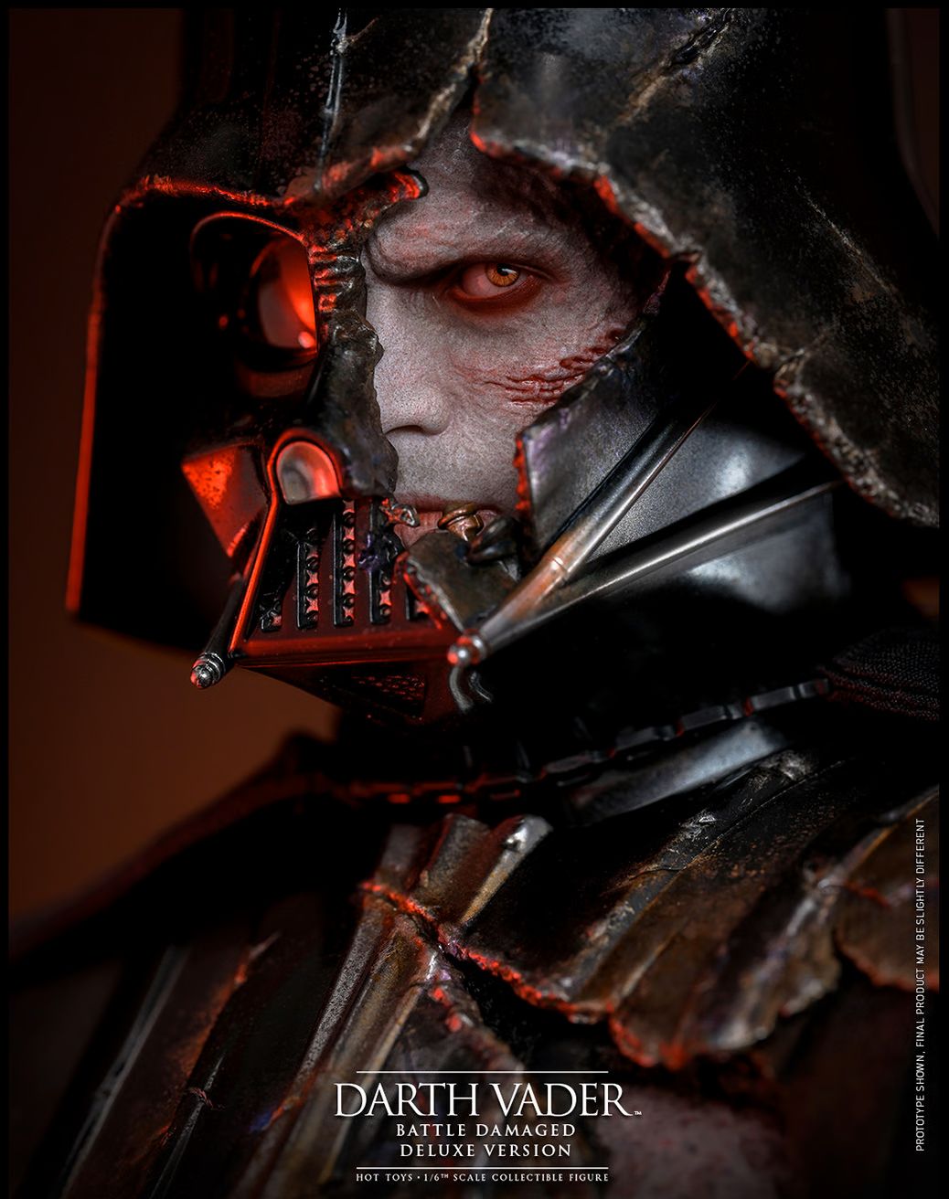 Hot Toys DX45 Star Wars Darth Vader Battle Damaged (Deluxe Version) 1/6 Scale Collectible Figure IMPORT STOCK