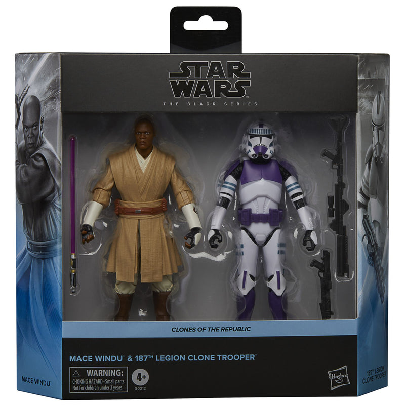 Star Wars Black Series (Attack of the Clones) Mace Windu & Clone Trooper