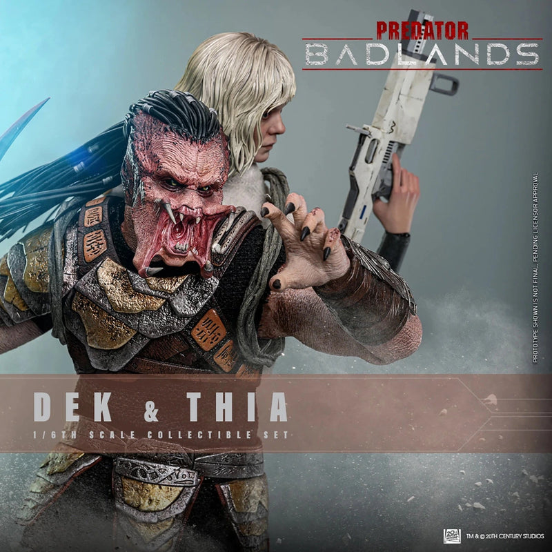 PRE-ORDER Hot Toys Predator Badlands Dek and Thea 1/6 Scale Collectible Set of Figures IMPORT STOCK