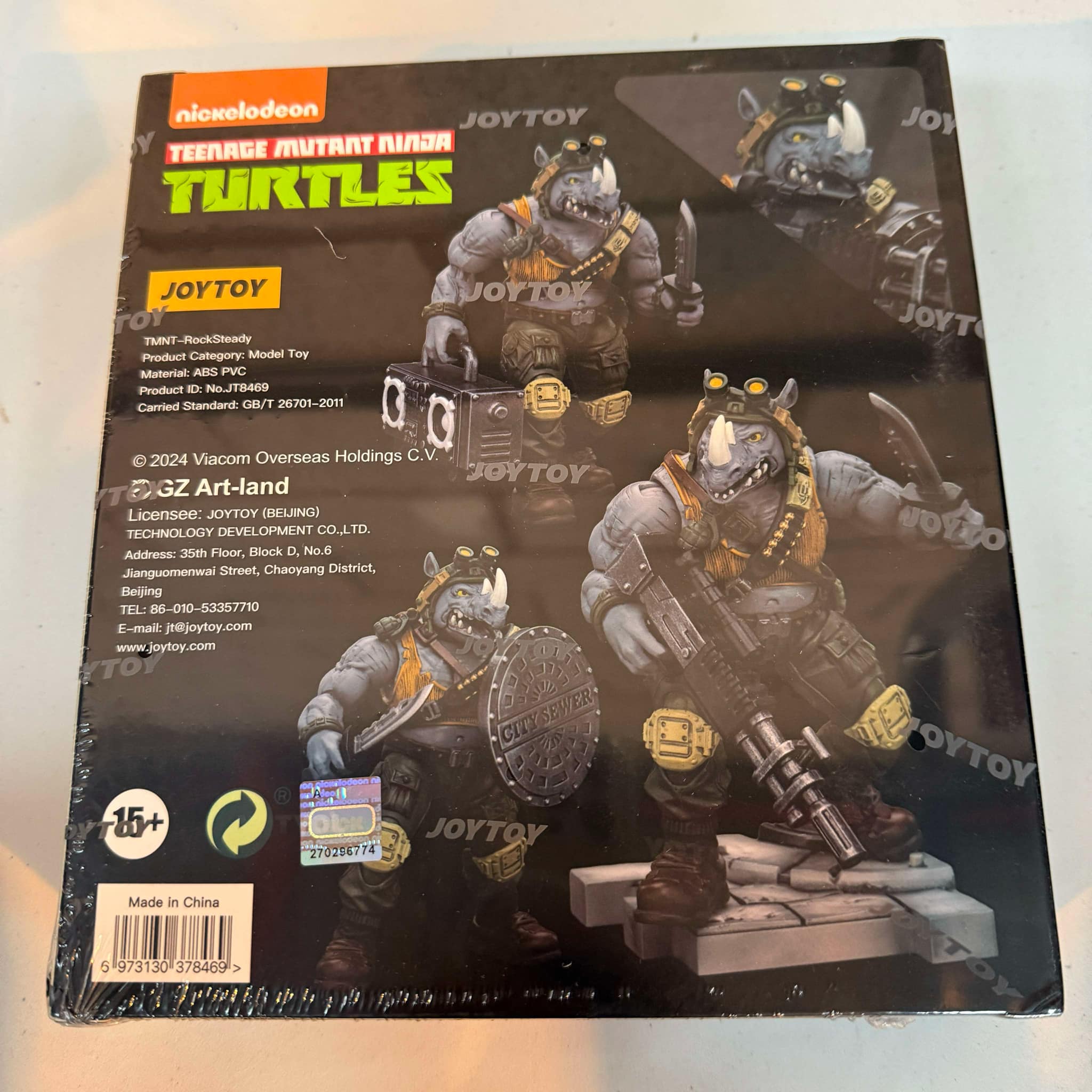 JOYTOY Teenage Mutant Ninja Turtles Rocksteady