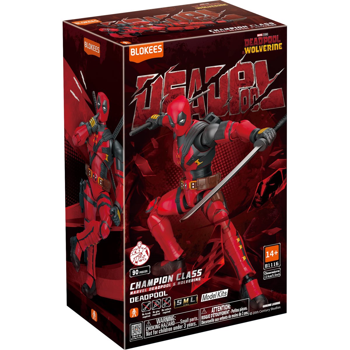 PRE-ORDER Marvel Deadpool & Wolverine Deadpool Champion Class CC04 Model Kit