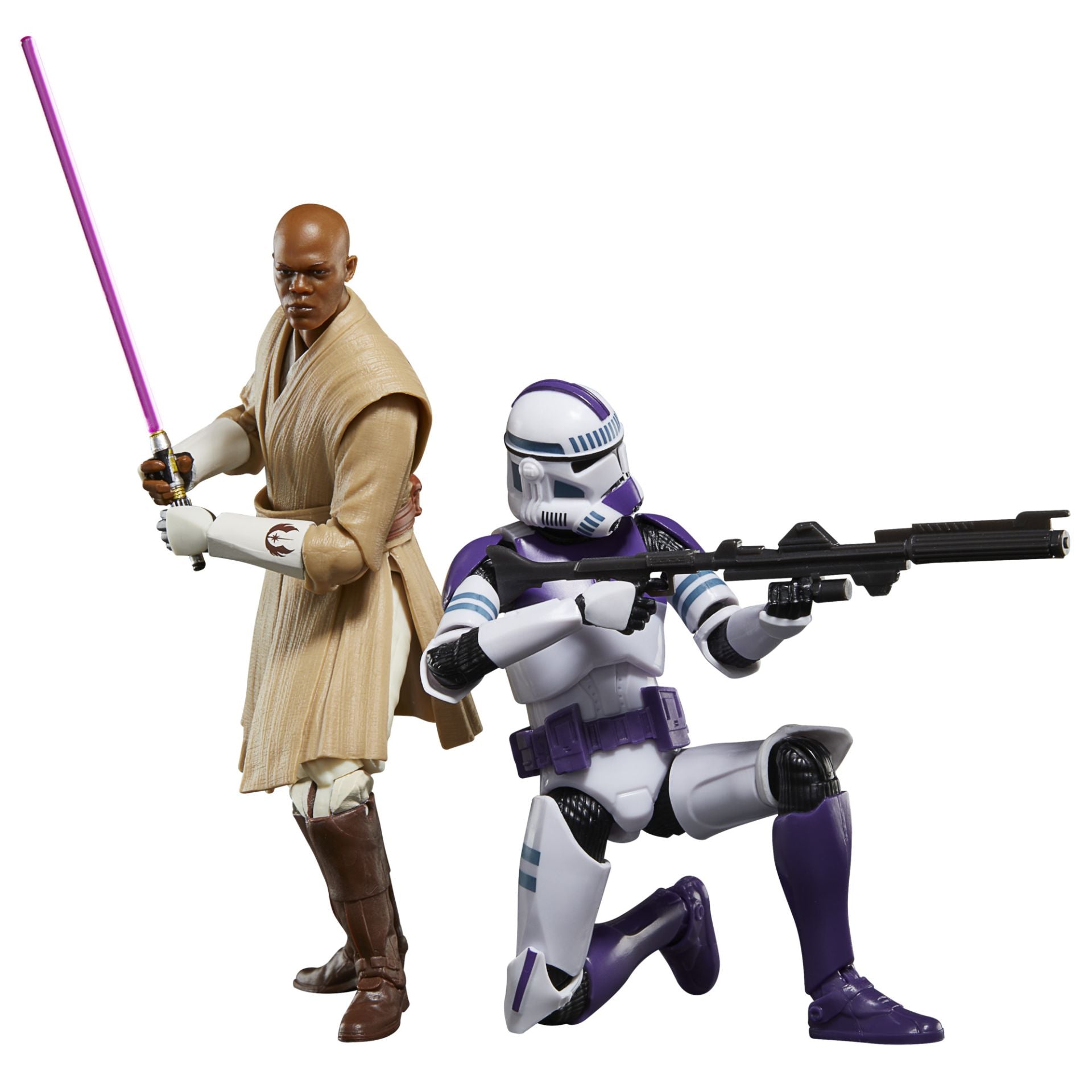 Star Wars Black Series (Attack of the Clones) Mace Windu & Clone Trooper