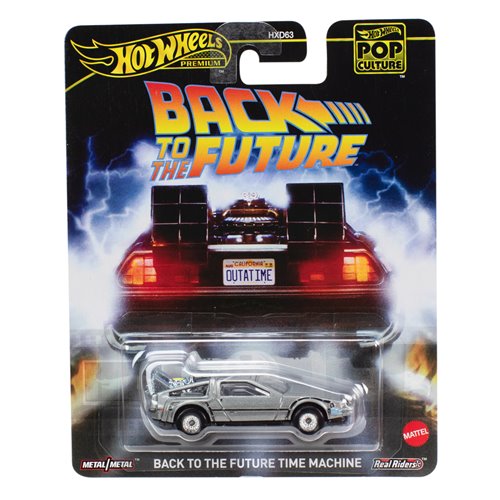 Hot Wheels Pop Culture Back To The Future Delorean (Time Machine)