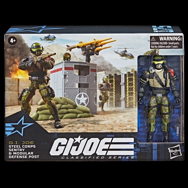G.I. Joe Classified Series Steel Corps Sentry & Modular Defense Post