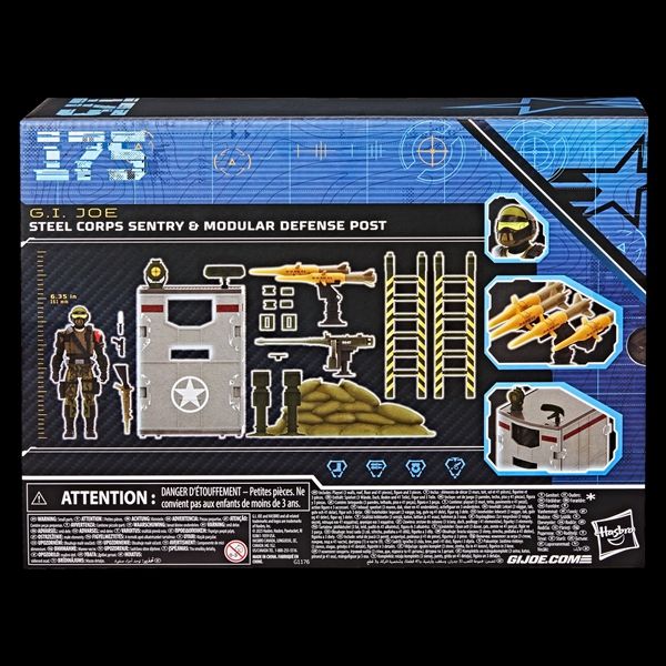 G.I. Joe Classified Series Steel Corps Sentry & Modular Defense Post