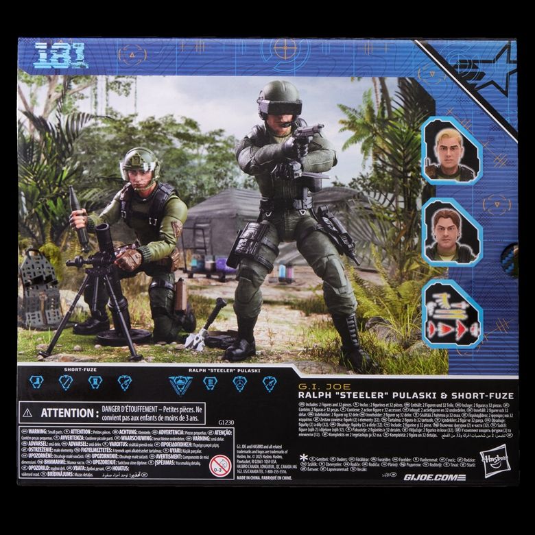 G.I. Joe Classified Series Ralph 'Steeler' Pulaski & Short-Fuze